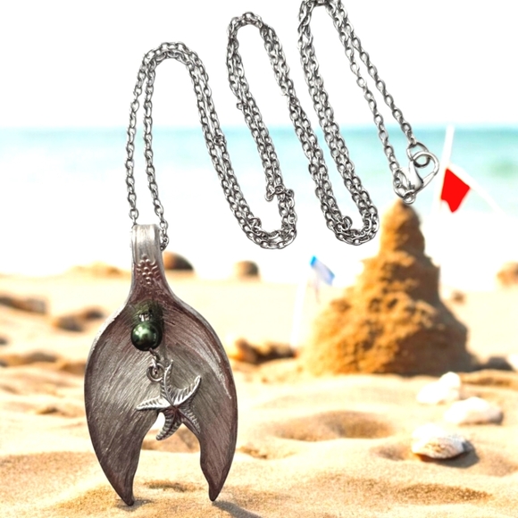 Wee Black Sheep Jewelry - Mermaids, Whales, and Starfish oh my! Pendant Necklace.